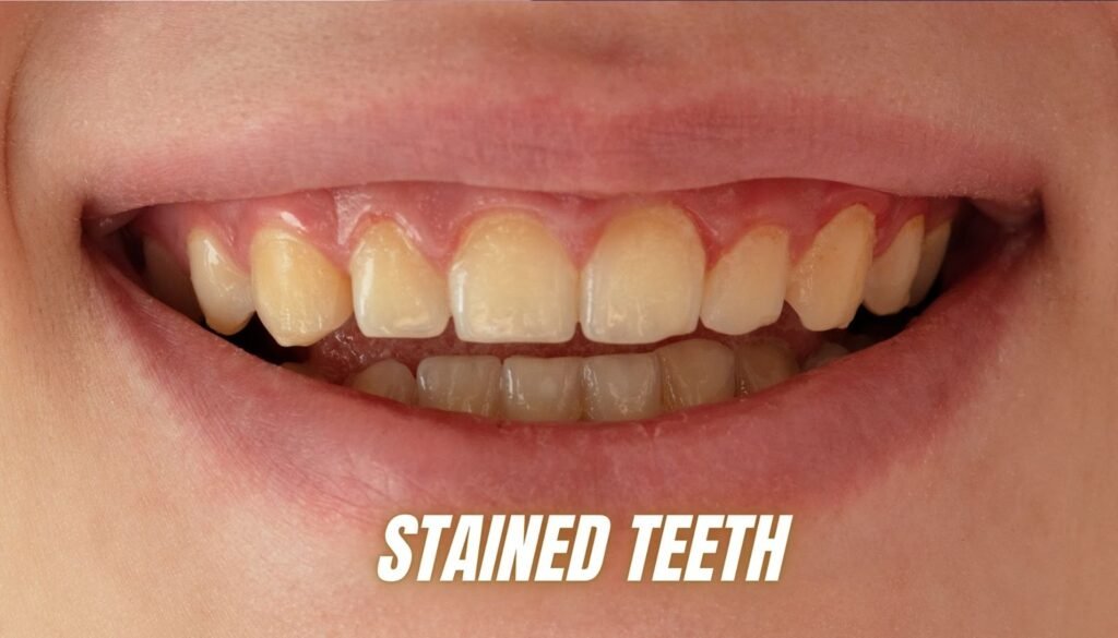 Yellow or Stained Teeth