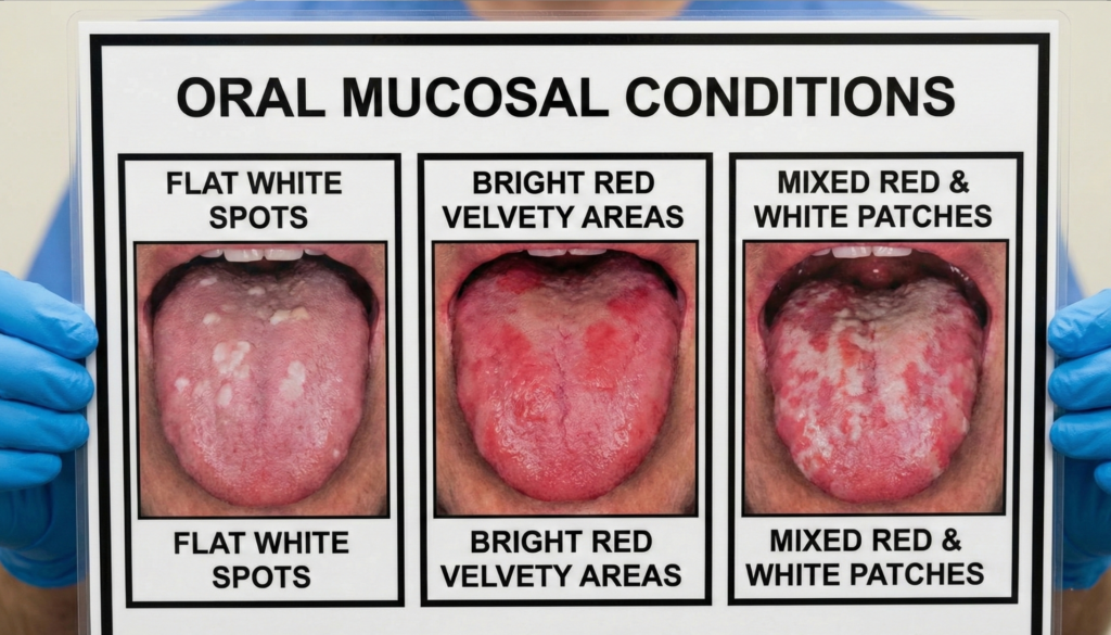 Red And White Patches