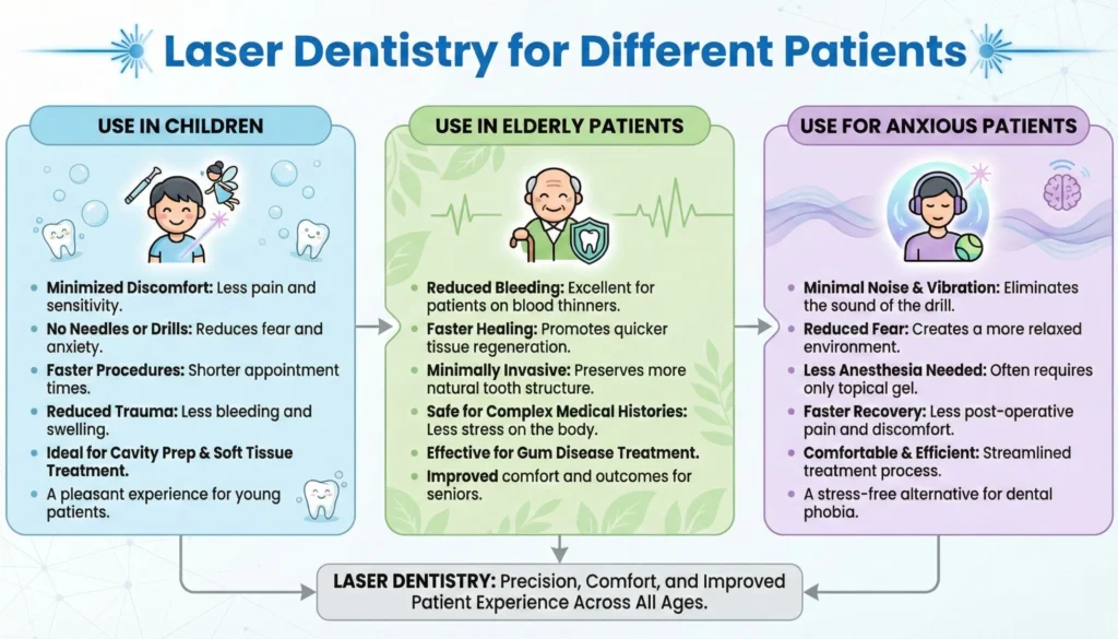 Laser Dentistry for Different Patients