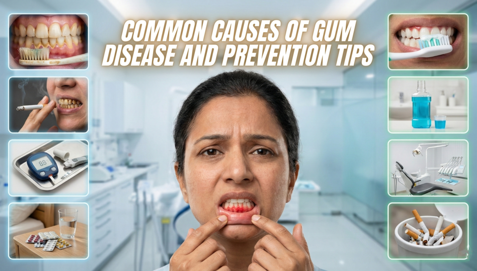 Common Causes of Gum Disease and Prevention Tips